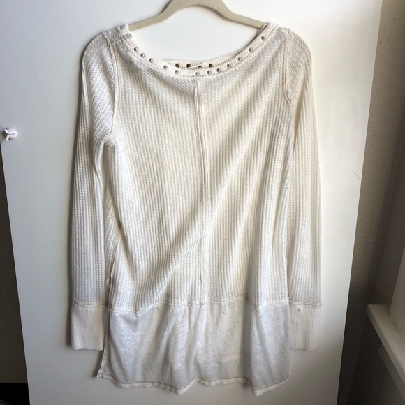 Free People White Star Studded Thermal / XS - Picture 8 of 8